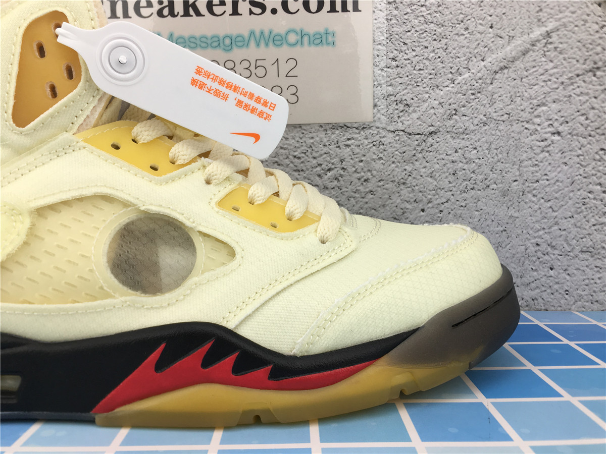 OG Batch Off-white x Air Jordan Retro 5 SP DH8565 100